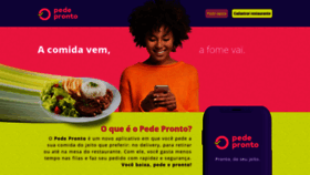 What Pedepronto.com.br website looked like in 2021 (3 years ago)