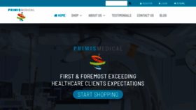 What Primismedical.com website looked like in 2021 (3 years ago)