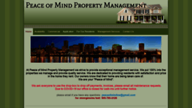 What Peaceofmindnw.com website looked like in 2021 (3 years ago)