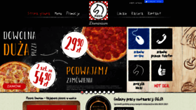 What Pizzadominium.pl website looked like in 2021 (3 years ago)