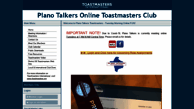 What Planotalkers.org website looked like in 2021 (3 years ago)