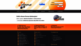 What Phorum.pl website looked like in 2021 (3 years ago)