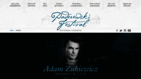 What Paderewskifest.com website looked like in 2021 (3 years ago)