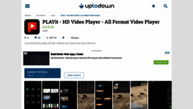 What Playit-hd-video-player-all-format-video-player.en.uptodown.com website looked like in 2021 (3 years ago)
