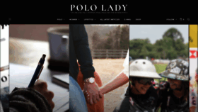 What Polo-lady.com website looked like in 2021 (3 years ago)