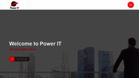 What Poweritservices.com website looked like in 2021 (3 years ago)
