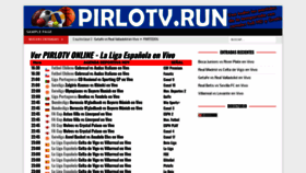 What Pirlotv.run website looked like in 2021 (3 years ago)