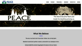 What Peacethroughjesus.com website looked like in 2021 (3 years ago)