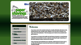 What Papershavings.com website looked like in 2021 (3 years ago)