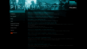 What Piranha-bytes.com website looked like in 2021 (4 years ago)
