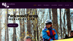 What Parkwoodfarms.org website looked like in 2021 (3 years ago)