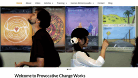 What Provocativechangeworks.com website looked like in 2021 (3 years ago)