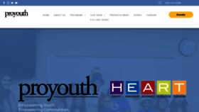 What Proyouthexpandedlearning.org website looked like in 2021 (3 years ago)