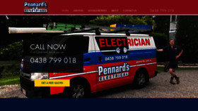 What Pennardselectrical.com.au website looked like in 2021 (3 years ago)