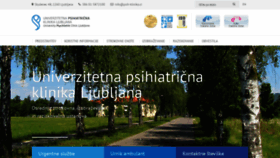 What Psih-klinika.si website looked like in 2021 (3 years ago)