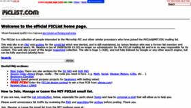 What Piclist.com website looked like in 2021 (3 years ago)