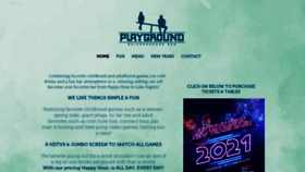 What Playgrounduptown.com website looked like in 2021 (3 years ago)