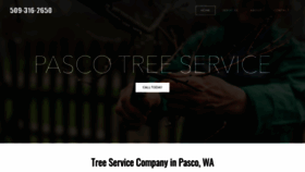 What Pascotreepros.com website looked like in 2021 (3 years ago)
