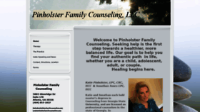 What Pinholsterfamilycounseling.com website looked like in 2021 (3 years ago)