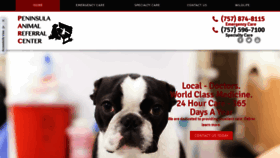 What Parcvets.com website looked like in 2021 (5 years ago)