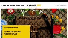What Papinistore.com website looked like in 2021 (3 years ago)