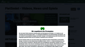What Pietsmiet.de website looked like in 2021 (3 years ago)