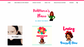 What Pinkmamasplace.com website looked like in 2021 (3 years ago)