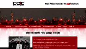 What Pcic-europe.com website looked like in 2021 (3 years ago)