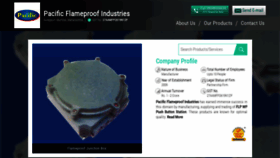 What Pacificflameproofindustries.com website looked like in 2021 (3 years ago)