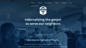 What Peacechurchgc.com website looked like in 2021 (3 years ago)