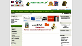 What Petsworld.nl website looked like in 2021 (3 years ago)