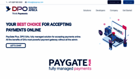 What Paygate.co.za website looked like in 2021 (3 years ago)