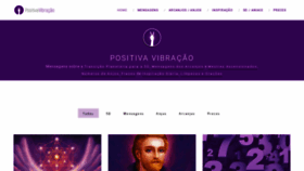 What Positivavibracao.com.br website looked like in 2021 (3 years ago)