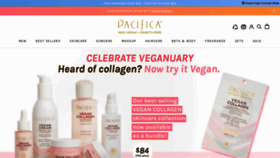 What Pacificabeauty.com website looked like in 2021 (3 years ago)