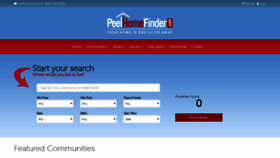 What Peelhomefinder.com website looked like in 2021 (5 years ago)