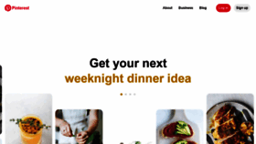 What Pinterest.dk website looked like in 2021 (3 years ago)