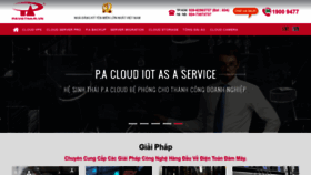 What Pavietnam.cloud website looked like in 2021 (3 years ago)