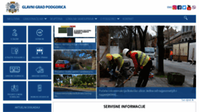 What Podgorica.me website looked like in 2021 (3 years ago)