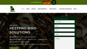 What Pestprobirdsolutions.co.uk website looked like in 2021 (3 years ago)