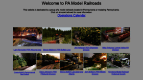 What Pamodelrailroads.com website looked like in 2021 (3 years ago)