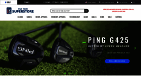 What Pgatoursuperstore.com website looked like in 2021 (3 years ago)