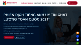 What Phiendichtienganh.net website looked like in 2021 (3 years ago)