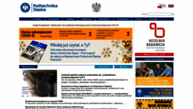 What Polsl.pl website looked like in 2021 (3 years ago)