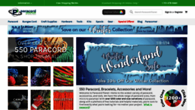 What Paracordplanet.com website looked like in 2021 (3 years ago)