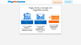 What Paysrv3.pagomiscuentas.com website looked like in 2021 (3 years ago)