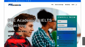 What Pteacademy.in website looked like in 2021 (3 years ago)