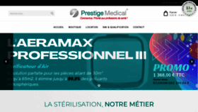 What Prestigemedical.fr website looked like in 2021 (3 years ago)