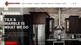 What Pro-tileandmarble.com website looked like in 2021 (3 years ago)