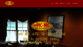 What Picnicrestaurant.com website looked like in 2021 (3 years ago)