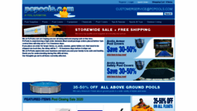 What Pcpools.com website looked like in 2021 (3 years ago)